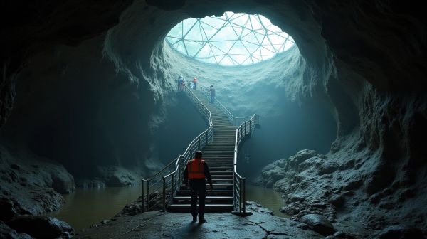 Trappe cave en verre : un accès innovant et sécurisé